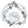 LadyC biżuteria z księżycem srebrna z labradorytem i lunulą bransoletka łańcuszkowa