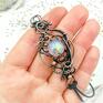 Pracownia Miedzi Starlight - wire wrapping boho bransoletka