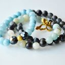 Bracelet by SIS: marmur błękitny