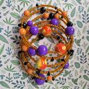 Kolorowa bransoletka folk handmade boho - rozmiar uniwersalny