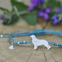 Hovawart - bransoletka z psem, srebro 925