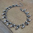 Bransoletka - kule na łańcuszku