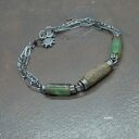 Bursztyn, chryzopraz - bransoletka 02