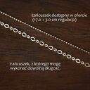 Bransoletka z Żywiołem Powietrza z pozłacanego srebra 925 - handmade