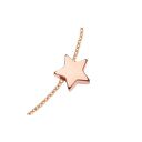 Bransoletka z rózowego złota z delikatną gwiazdką