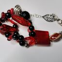 Bransoletka uniwersalna duża energetyczna - boho etno, kolorowa (handmade)
