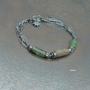 Bursztyn, chryzopraz - bransoletka 02