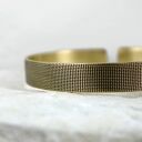 Płótno - mosiężna bransoleta (2205 -14) outlet