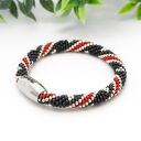 Bransoletka Koralikowa "Coral Snake"
