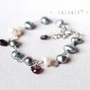 Pearls in gray