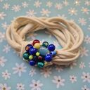 Bransoletka uniwersalna kolorowa boho dzianinowy box x1