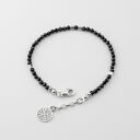 Bransoletka ze spinelem srebrna Stay true to yourself