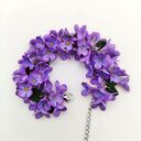 Bransoletka z bzem handmade - ręcznie robione kwiaty