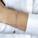 Srebrna bransoletka z motywem gór