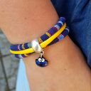 BRANSOLETKA BOHO GIPSY COOKIE MONSTER yellow