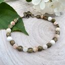 Bransoletka retro w pastelowych odcieniach w205