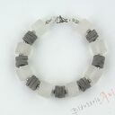 Bransoletka z kryształem górskim