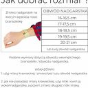 Klasyczna bransoletka z grubego rzemienia ze skóry naturalnej - czarna