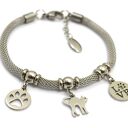 Catlover charms bransoletka ze stali szlachetnej