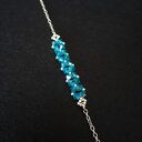 Delikatna bransoletka Preciosa Blue Zircon AB - prezent dla mamy
