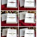 Bransoletka Amulet Sukces w świątecznym pudełku - cytryn i tygrysie oko