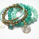 Mint and gold set