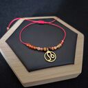 Bransoletka Zodiakalna Lew - wersja ze złotem