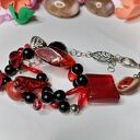 Bransoletka uniwersalna duża energetyczna - boho etno, kolorowa (handmade)