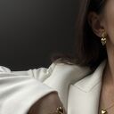 Złota bransoletka z sercem