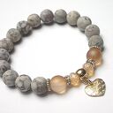 GREY AND PEACH HEART /27.10.15/