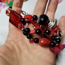 Bransoletka uniwersalna duża energetyczna - boho etno, kolorowa (handmade)