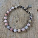 Bransoletka z opalu peruwiańskiego z przekładkami