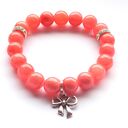 Bransoleta coral jade&bow