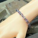 Ametyst - bransoletka 017