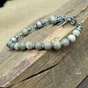 Krzemień pasiasty - bransoletka 07