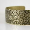 Mosiężna bransoletka 2 cm w kolorze złota - minimalistyczna biżuteria damska