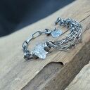 Diament herkimer - bransoletka 06