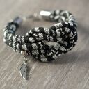 Bransoletka boho masayal knot with feather