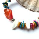 Uniwersalna bransoletka boho etno folk z frędzlami - handmade