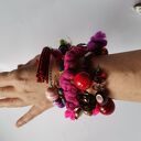 Bransoletka drut pamięciowy bardzo duża i bogata, trzeba lubić taki przepych, polecam box x1