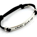 bransoletka regulowana PREEMI MOTTO 1 black
