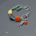 Bursztyn w towarzystwie - bransoletka 06