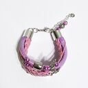 Bransoletka - Lila Love - rzemienie