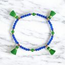 NA NOGĘ: summer collection: jadeit i chwosty: chabrowo - zielona