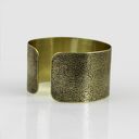 Ziemia - mosiężna bransoleta (2511 -12) ooak