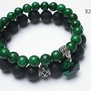 DUO - EMERALD AND BLACK