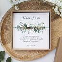 Zestaw prezentowy dla Nauczycielki - bransoletka Listek z dedykacją