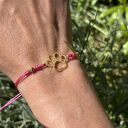 Łapa / Łapka psia / kocia - bransoletka, srebro 925 pozłacane