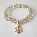 Set caffe jade, twine, pearls&Swarovski