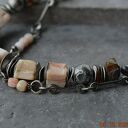 srebrna bransoletka z opalem peruwiańskim